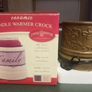 Candle warmer crock